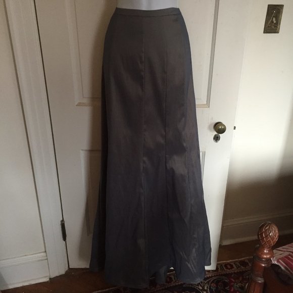 Bloomingdale's Tadashi Blue Formal Maxi Skirt 4 - Picture 4 of 11